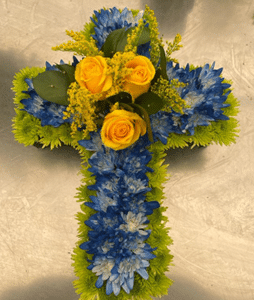 Figura Cruz en flor 254x300 - Cruz en Flores