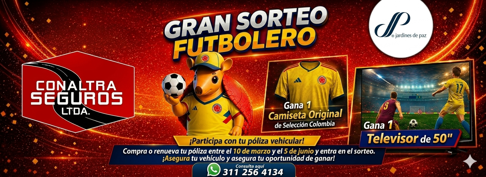 Conaltra banner - Privilegios de Paz